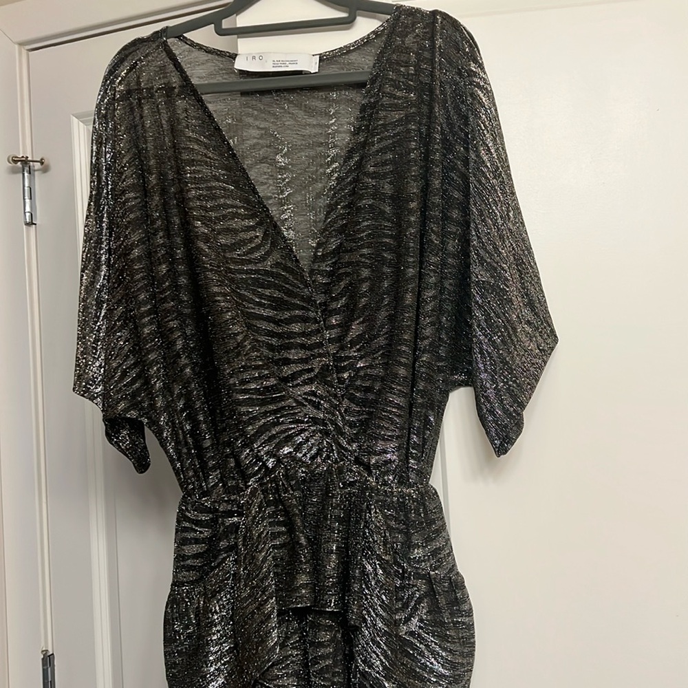 Super cute mini dress with sparkle for the holidays.
